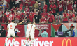 Hakim Ziyech attacking midfield of Morocco and Chelsea FC celebrates after scoring his sid...