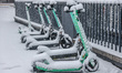 Snowfall in the city as Arctic blast heads for Europe. Krakow, Poland on December 11, 2022...