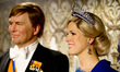 29-4-2014 - AMSTERDAM - King Willem-Alexander and Maxima Queen at Madame Tussauds. Fashion...