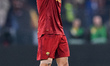Lorenzo Pellegrini of AS Roma gestures during the Serie A match between AS Roma and ACF Fi...