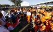 BEN SULAYEM Mohammed (uae), President of the FIA, and Marshalls during the 2023 Hyderabad...
