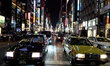 The main street of Ginza at night, Tokyo on October 15, 2015. The Ginza is Tokyo's most fa...