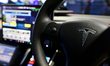 BARCELONA, SPAIN - MARCH 11: The inside of a Tesla Model S, the newest model of the S seri...