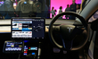 BARCELONA, SPAIN - MARCH 11: The inside of a Tesla Model S, the newest model of the S seri...