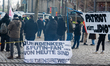 

Hundreds of counter-protesters are gathering at Heumarkt Square in Cologne, Germany, on...