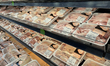 Chicken at a grocery store in Toronto, Ontario, Canada on March 11, 2023. Inflation and hi...