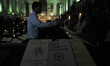 Catholic People join Special Prayer for Midnight Mass Candle Light a Christmas Eve mass at...