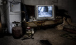 Aleppo, Syria, 2012-10-23, Old City District.
A closed circuit camera is used to spot the...