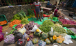 Vendors sell vegetables at the market on March 21, 2023, in Colombo, Sri Lanka. The Execut...
