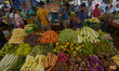 Vendors sell vegetables at the market on March 21, 2023, in Colombo, Sri Lanka. The Execut...