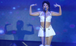 Colombian singer Kali Uchis in her performance at the last of the Estereo Picnic music fes...