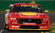 Will Davison drives the Shell V-Power Racing Ford Mustang GT during Supercars practice ahe...