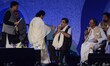 Mamata Banerjee CM of West Bengal along Union Minister NitinGadkari and Piyush Goyal durin...