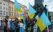 KRAKOW, POLAND - APRIL 23:On the 424th day of the Russian invasion of Ukraine, Ukrainian...