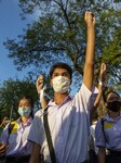 Thai Students Protest In Bangkok