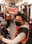 Subway Passengers Are Encouraged To Wear Face Masks Correctly 