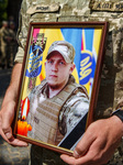 Uzhhorod pays last respects to fallen soldiers Oleksandr Serousov and Robert Madyar