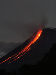 Active Volcano Mount Merapi Spews Pyroclastic Flow