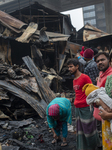 Slum Fire In Dhaka 