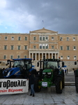 Greek Farmers Stage Tractor Protest In Athens