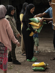 People Queue For Cheap Rice In West Java