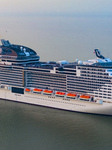 The World's Largest MSC Bellissima Launched Maiden Voyage in Shanghai.