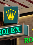 A Rolex Counter in Shanghai.