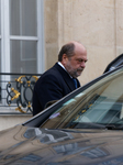 French Ministers Leave Weekly Cabinet Meeting At Elysee Palace