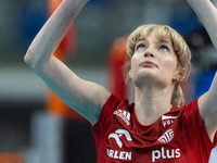 Julita Piasecka (POL) during Poland vs France, volleyball friendly match in Radom, Poland on May 25, 2023. (