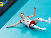 Maria Stenzel (POL) during Poland vs France, volleyball friendly match in Radom, Poland on May 25, 2023. (