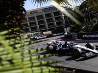 Nyck de Vries of AlphaTauri during second practice ahead of the Formula 1 Grand Prix of Monaco at Circuit de Monaco in Monaco on May 26, 202...