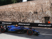 Logan Sargeant of Williams during second practice ahead of the Formula 1 Grand Prix of Monaco at Circuit de Monaco in Monaco on May 26, 2023...