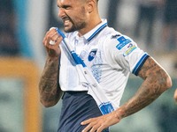 Facundo Lescano during the first leg match between Pescara and Virtus Entella valid for the second national round of the Serie C football pl...