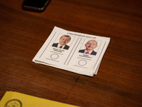 Candidates of Turkey on ballot paper at the 2nd run of presidental election of Turkey, Istanbul/Turkey 28 may 2023 (