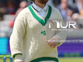 Paul Stirling of Ireland during Test Match Series Day Two of 4 match between England against Ireland at Lord's Cricket Ground  Ground, Londo...