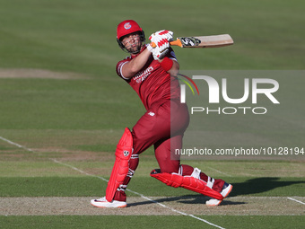 Liam Livingstone of Lancashire Lightning during the Vitality T20 Blast match between Durham and Lancashire Lightning at the Seat Unique Rive...