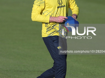 Ashton Turner of Durham during the Vitality T20 Blast match between Durham and Lancashire Lightning at the Seat Unique Riverside, Chester le...