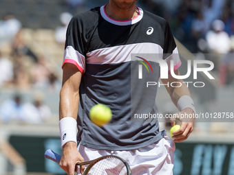 Casper Ruud, Nicolas Jarry during Roland Garros 2023 in Paris, France on June 5, 2023. (