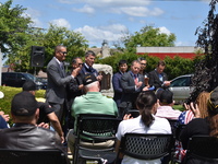 U.S. Congressman Josh Gottheimer (NJ-5) joined with local veterans to announce and celebrate new investments for expanded health care and be...