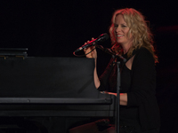 Vonda Shepard during a concert at Capitol on May 06, 2014 in Mannheim, Germany. (