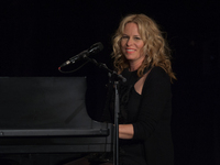 Vonda Shepard during a concert at Capitol on May 06, 2014 in Mannheim, Germany. (