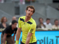 Andy Murray during the Mutua Madrid Open Masters 1.000 tennis tournament played at the Caja Magica complex in Madrid, Spain, 07 May 2014. (