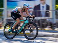 Gwen Nothum of Luxembourg during the Europe Triathlon Sprint&Relay Championships Balikesir, 4 August 2023 (