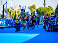 James Edgar of Ireland seen in action during the Europe Triathlon Sprint and Relay Championships Balikesir, 4 August 2023 (