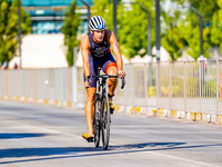 Sebastian	Wernersen of Norway seen in action during the Europe Triathlon Sprint and Relay Championships Balikesir, 4 August 2023 (