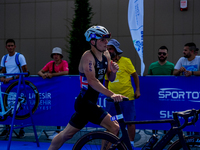 Marcus Dey of Great Britain during the B Finals of Elite Men Europe Triathlon Sprint and Relay Championships Balikesir, 5 August 2023 (