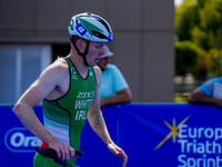 Russell White of Ireland during the B Finals of Elite Men Europe Triathlon Sprint and Relay Championships Balikesir, 5 August 2023 (