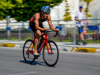 Enes Kizilcik of Turkey during the  B Finals of Elite Men Europe Triathlon Sprint and Relay Championships Balikesir, 5 August 2023 (