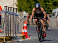 

Tanja Neubert of Germany is competing in the A Finals of the Elite Women Europe Triathlon Sprint and Relay Championships in Balikesir on A...