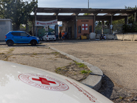 Migrants coming from Lampedusa are hosted by Torino Hub, a first reception center managed by the Italian Red Cross, where migrants remain fo...